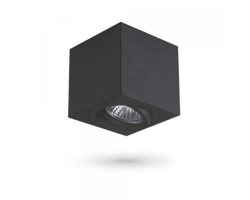 Світильник VIDEX під лампу GU10 SPF01 накладний чорний