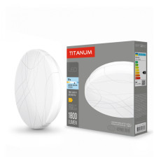 LED світильник настінно-стельовий TITANUM 24W 5000K  Криві лінії