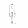 LED лампа VIDEX Filament C37Ft 6W E14 4100K · VIDEX · 25796 — 3