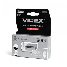 Акумулятори Videx 6HR61 300mAh blister/1шт · VIDEX · 24477