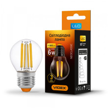 LED лампа VIDEX Filament G45F 6W E27 4100K · VIDEX · 25799
