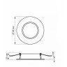LED світильник Back вбудований круглий VIDEX 4W 5000K · VIDEX · 26337 — 5