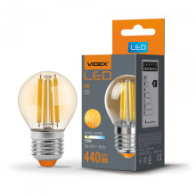LED лампа VIDEX Filament G45FA 4W E27 2200K бронза · VIDEX · 23690
