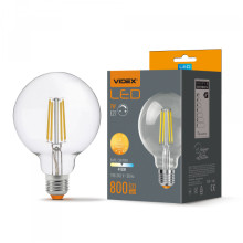 LED лампа VIDEX Filament G95FD 7W E27 4100K дімерна · VIDEX · 24313