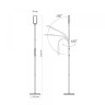 LED торшер білий VIDEX TF07W 14W 3000-5500K · VIDEX · 24857 — 8