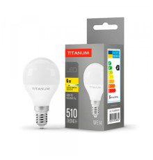 LED лампа TITANUM G45 6W E14 3000K