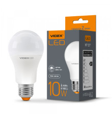 "Сенсор" LED лампа VIDEX  A60e 10W E27 4100K з сенсором освітленості