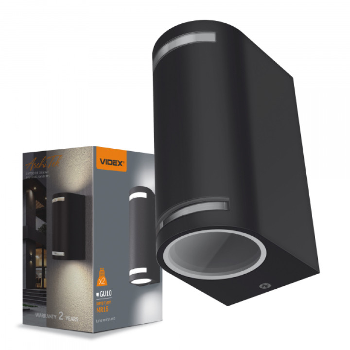 LED Світильник архітектурний AR022B IP54 VIDEX GU10x2 · VIDEX · 26535