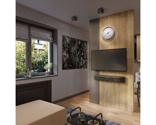 Світильник VIDEX під лампу GU10 SPF01 накладний чорний