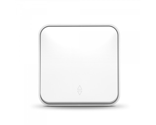 IP20 Вимикач зовнішній одноклавішний прохідний білий VIDEX BINERA