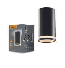 Світильник VIDEX під лампу GU10 SPF05A накладний чорний