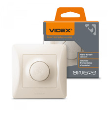 Димер 600Вт кремовий VIDEX BINERA