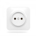 IP20 Розетка зовнішня одинарна біла VIDEX BINERA