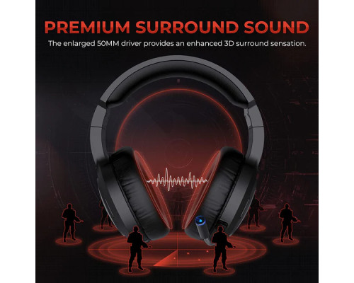 Ігрові навушники з мікрофоном HAVIT HV-H2010d RGB Black