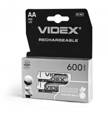 Акумулятори Videx HR6/AA 600mAh double blister/2шт