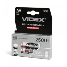 Акумулятори Videx HR6/AA 2500mAh double blister/2шт · VIDEX · 23341