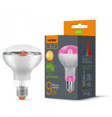 LED лампа VIDEX Filament R80FF 09W E27 1200K