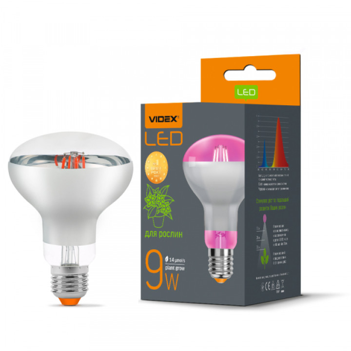 LED лампа VIDEX Filament R80FF 09W E27 1200K · VIDEX · 26413