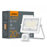 LED прожектор VIDEX F2e 20W 5000K з датчиком руху та освітленості · VIDEX · 26264