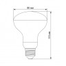 LED лампа VIDEX Filament R80FF 09W E27 1200K · VIDEX · 26413 — 3