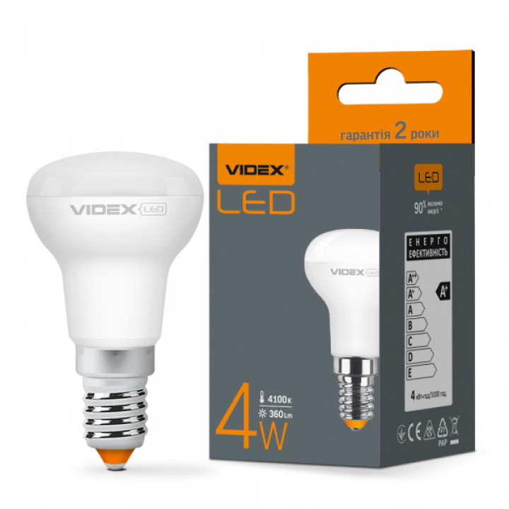 LED лампа VIDEX  R39e 4W E14 4100K · VIDEX · 23492