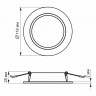 LED світильник Back вбудований круглий VIDEX 6W 5000K · VIDEX · 26338 — 5