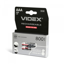 Акумулятори Videx HR03/AAA 800mAh double blister/2шт · VIDEX · 23335