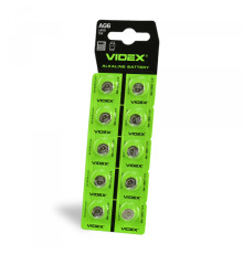 Батарейка годинникова Videx AG 6/LR921 BLISTER CARD 10 шт