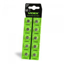 Батарейка годинникова Videx AG 7/LR926 BLISTER CARD кратно10 шт · VIDEX · 23423