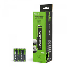 Батарейка лужна Videx LR03/AAA 4шт SHRINK · VIDEX · 25467