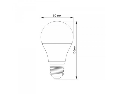 LED лампа TITANUM A60 10W E27 4100K