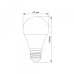LED лампа TITANUM A60 8W E27 4100K