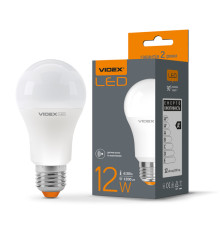 "Сенсор" LED лампа VIDEX A60e 12W E27 4100K з датчиком руху та освітленості