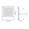 LED прожектор PREMIUM VIDEX F2 100W 5000K · VIDEX · 25959 — 9