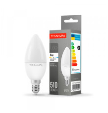 LED лампа TITANUM C37 6W E14 4100K