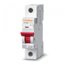 Автоматичний вимикач RS4 1п 10А С 4,5кА VIDEX RESIST · VIDEX · 26503
