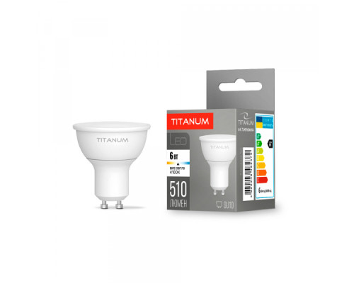 LED лампа TITANUM MR16 6W GU10 4100K