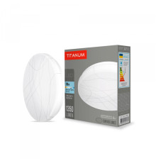 LED світильник настінно-стельовий TITANUM 18W 5000K Криві лінії
