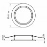LED світильник Back вбудований круглий VIDEX 15W 5000K · VIDEX · 26339 — 5