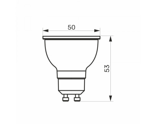 LED лампа TITANUM MR16 6W GU10 4100K