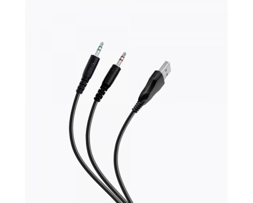 Ігрові навушники з мікрофоном HAVIT HV-H2232d USB + 3.5мм