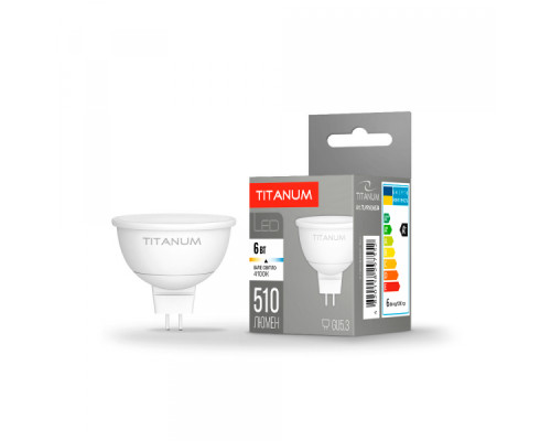 LED лампа TITANUM MR16 6W GU5.3 4100K