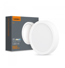 LED Світильник круглий накладний VIDEX 12W 5000K White
