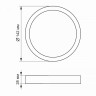 LED Світильник круглий накладний VIDEX 12W 5000K White · VIDEX · 24627 — 4