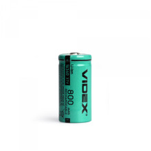 Акумулятор Videx літій-іонний 16340 (без захисту) 800mAh bulk/1шт · VIDEX · 23809