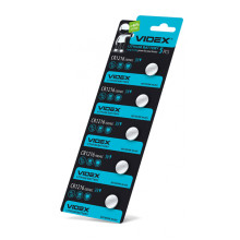 Батарейка літієва Videx CR1216 5шт BLISTER CARD ціна за 1 шт · VIDEX · 23428