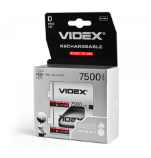 Акумулятори Videx HR20/D 7500mAh double blister/2шт