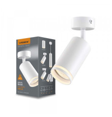 Світильник VIDEX під лампу GU10 SPF05B накладний поворотний білий