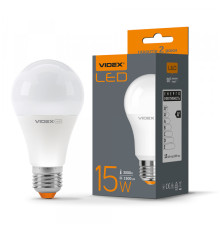 LED лампа VIDEX  A65e 15W E27 3000K