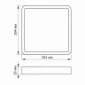 LED Світильник накладний квадрат VIDEX 24W 5000K White · VIDEX · 24883 — 4